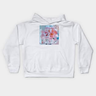 Pink Bouquet in Crystal Vase Kids Hoodie